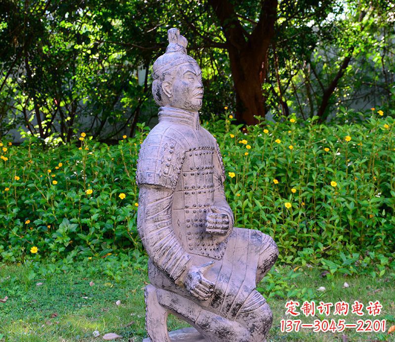 温州仿古兵马俑公园景观石雕