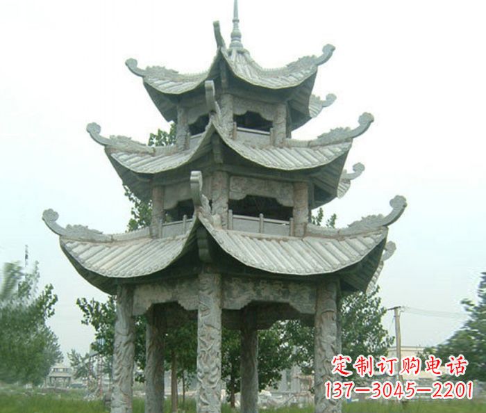 温州中领雕塑凉亭石雕