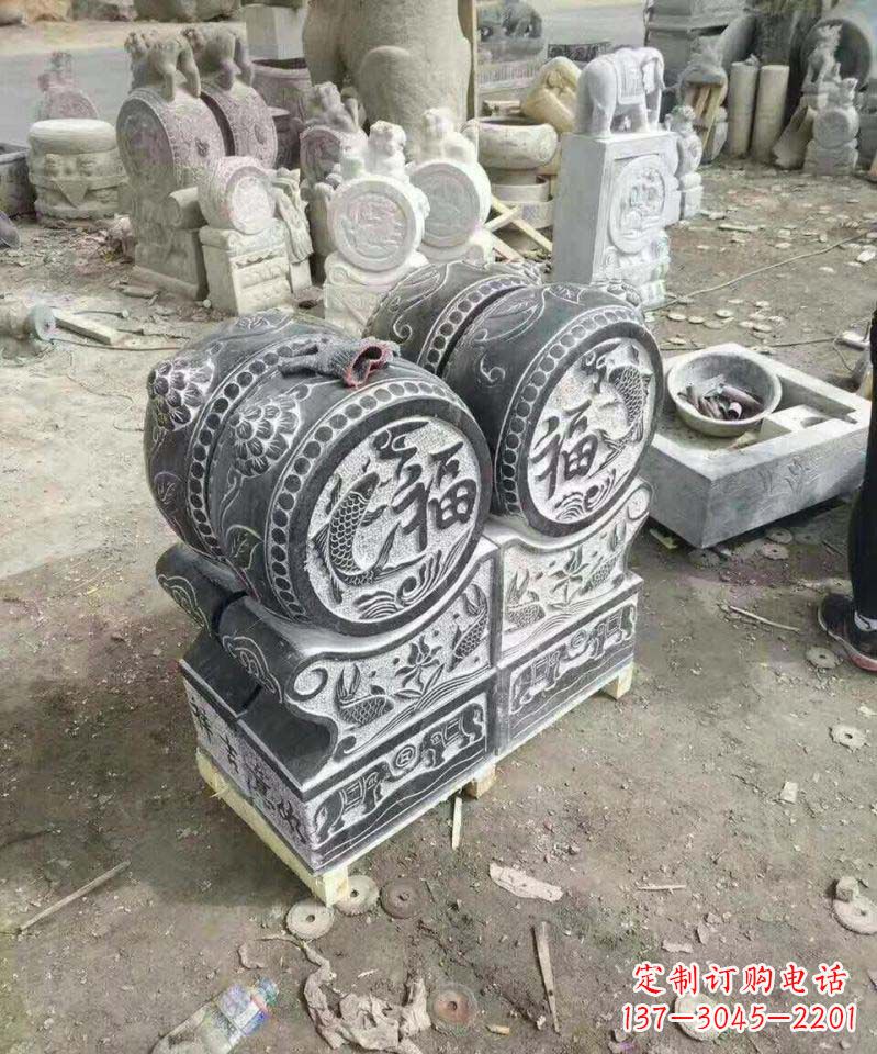 温州风格独特的福字雕塑