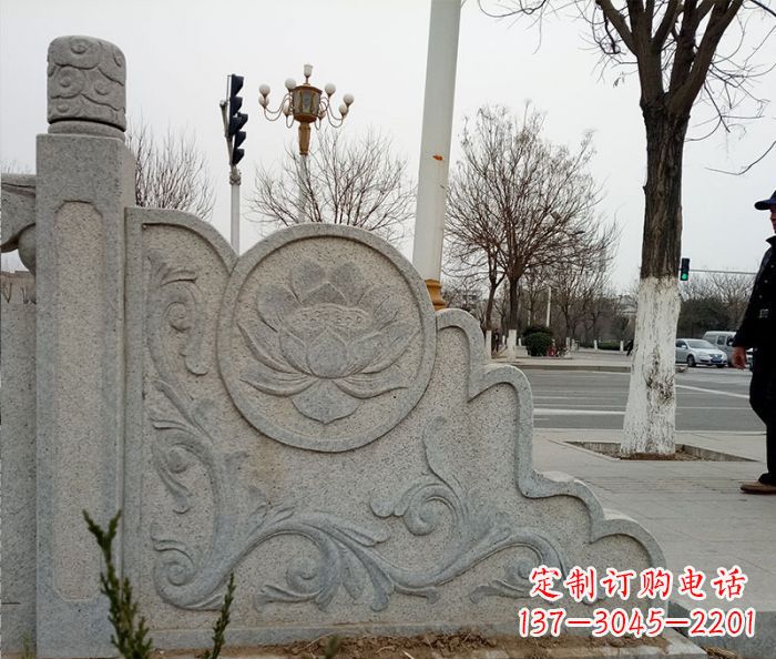 温州仿古护城河石栏板