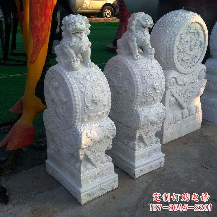 温州仿古门墩石雕塑,让您的家园更加精致