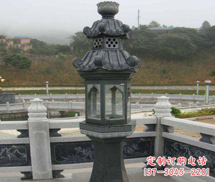 温州仿古石灯雕塑,点亮景观空间