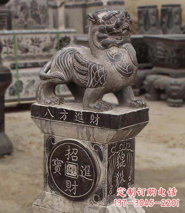 温州仿古石雕貔貅雕塑