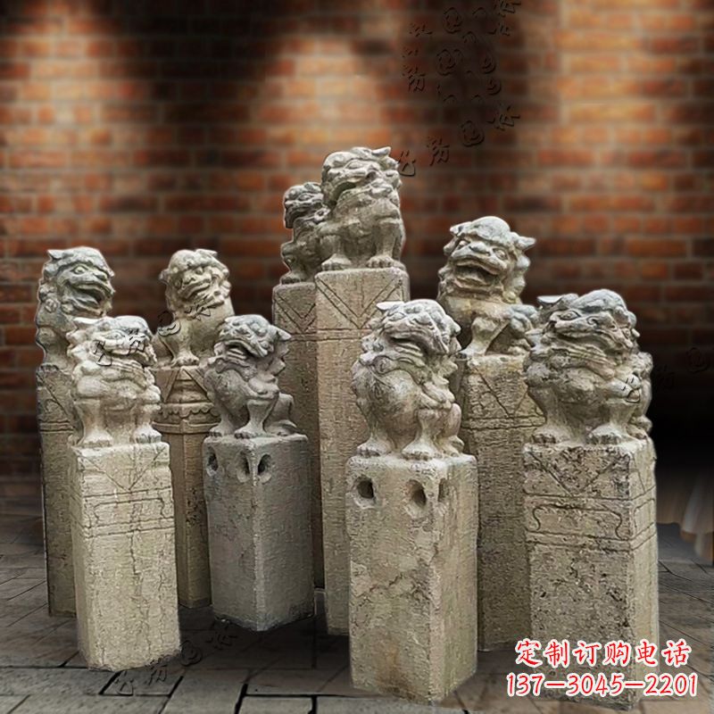 温州仿古栓马雕塑