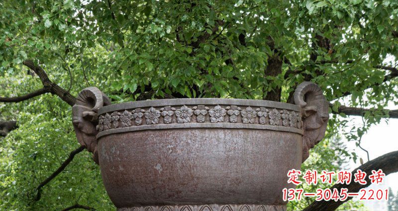 温州仿古水缸铜雕