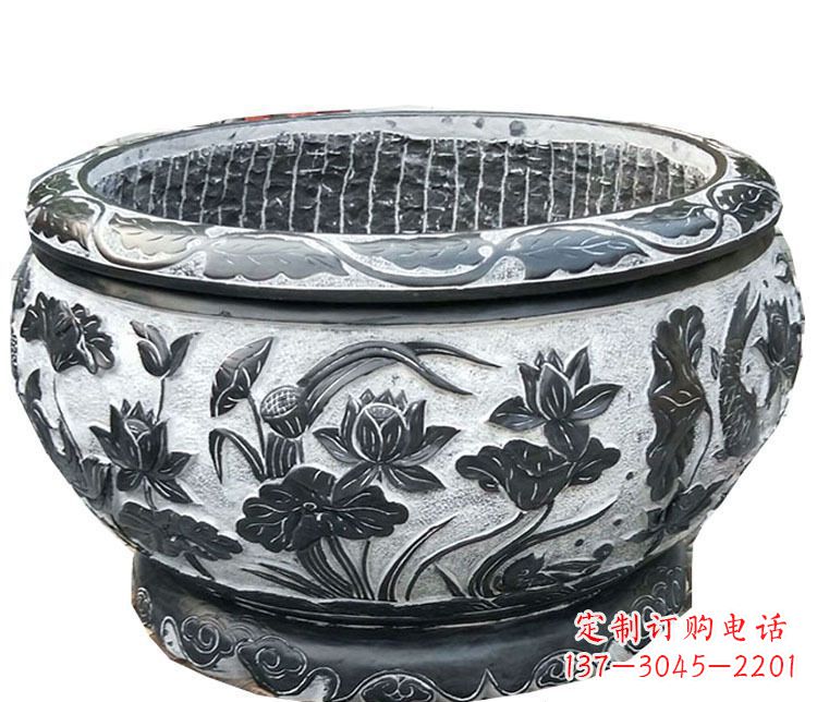 温州仿古庭院花盆雕塑