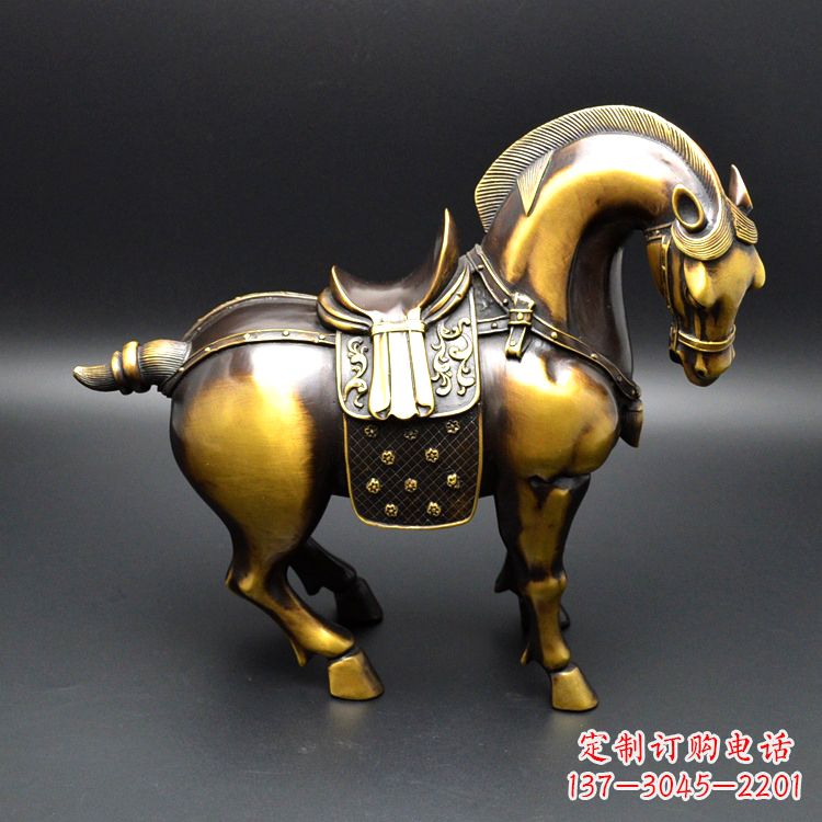 温州精美仿古铜马雕塑