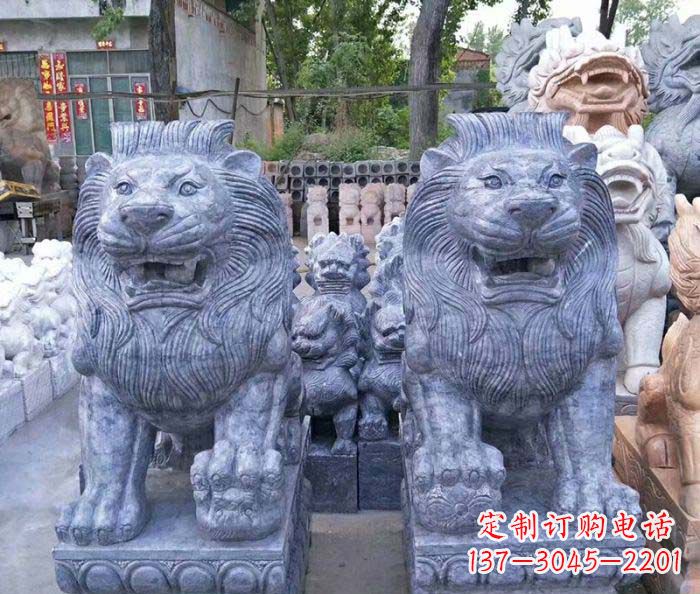 温州仿古欧式石雕狮子