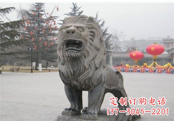温州欧式古典石雕狮子