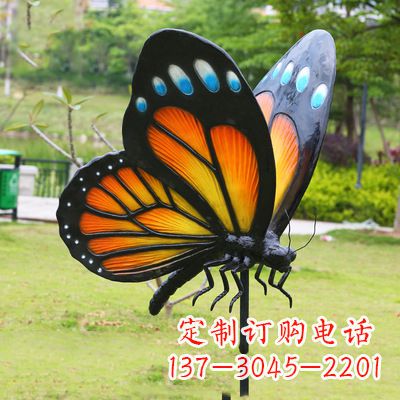 温州黄色蝴蝶雕塑