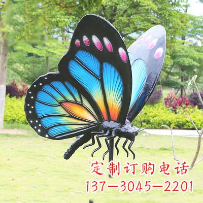 温州仿真蝴蝶_蓝色款105x78x110