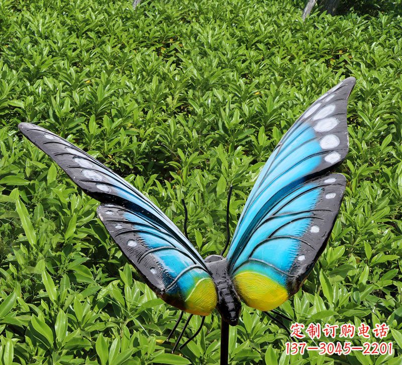 温州玻璃钢蝴蝶雕塑
