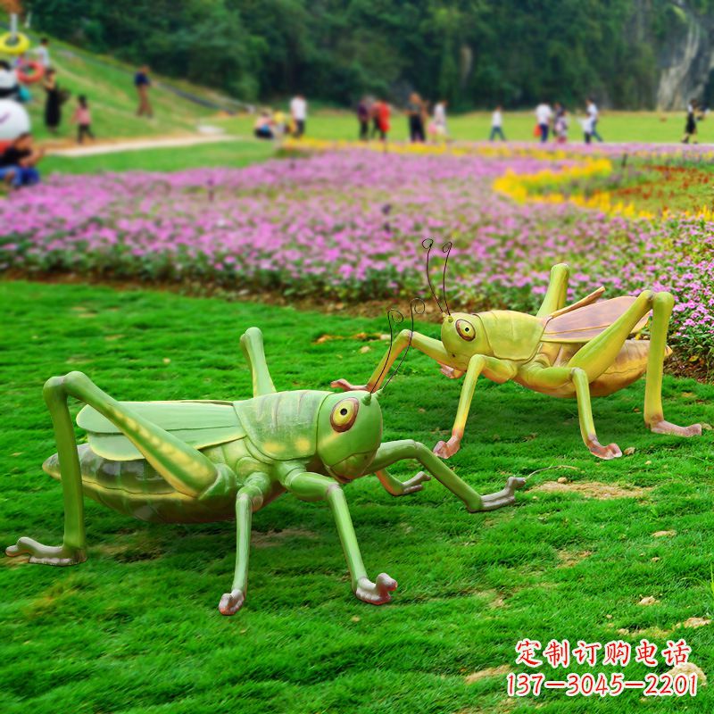 温州精美蝗虫雕塑摆件