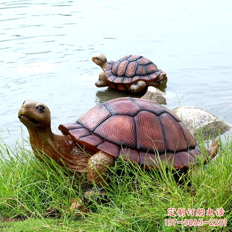 温州精美乌龟雕塑,点亮您的池塘水景