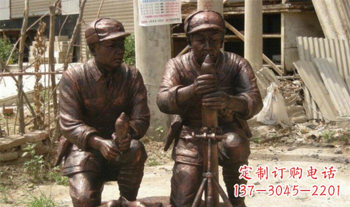 温州英勇勇士铜雕