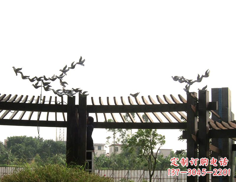 温州飞翔美景·鸽子雕塑