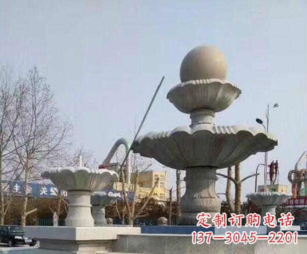 温州风水球大型喷泉石雕