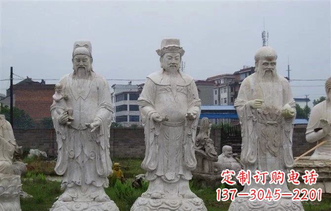 温州福禄寿神像石雕定制服务
