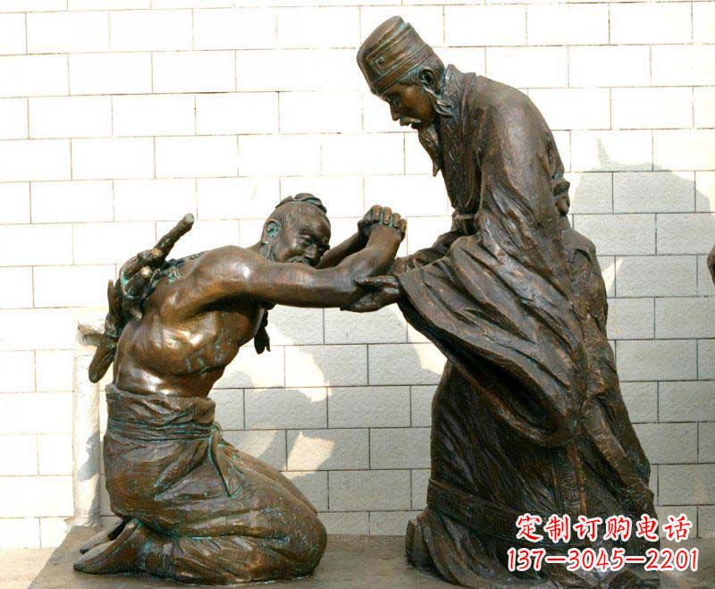 温州中领雕塑——传承古代文化的名人铜雕