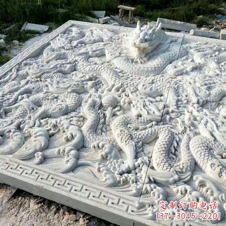 温州高浮雕龙纹建筑浮雕