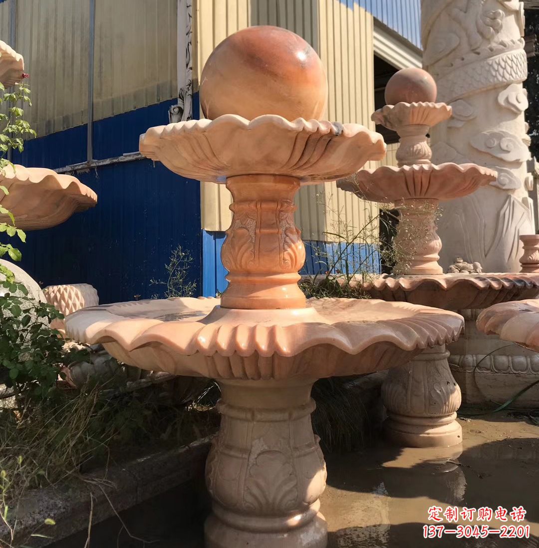 温州各类石雕风水球