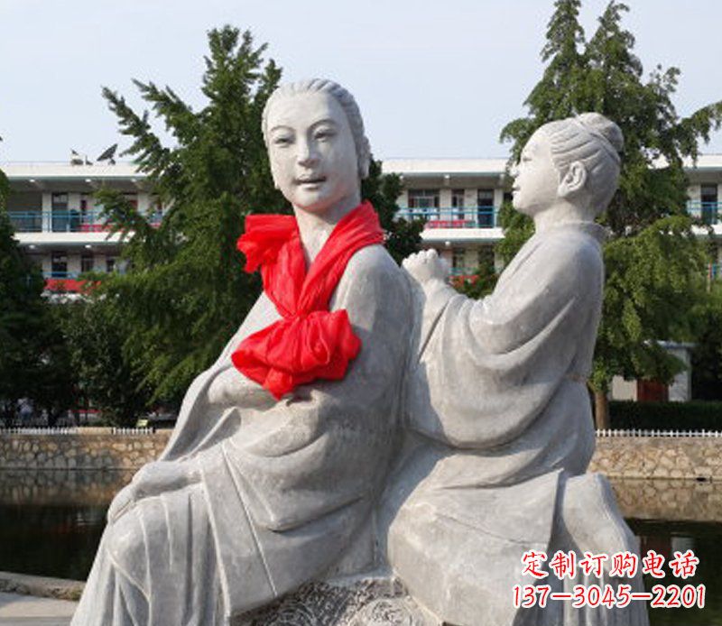 温州爱与温柔——领雕”母亲”石雕景观装饰