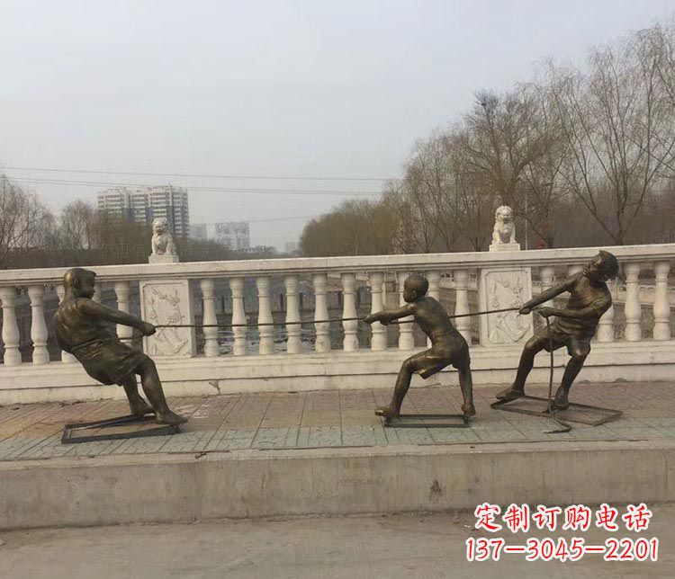 温州中领雕塑 | 铜雕像,营造欢乐的童年回忆