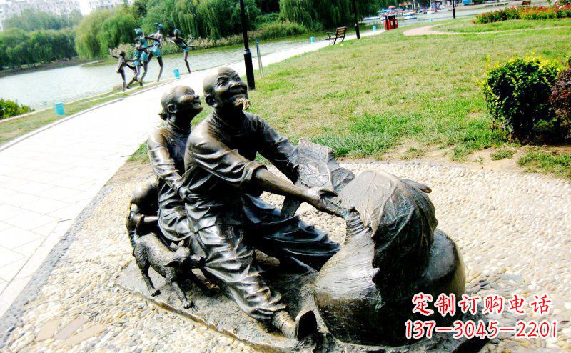温州新颖可爱的铜雕萝卜小品