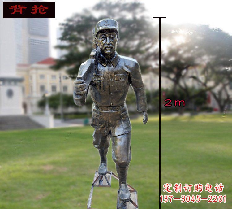 温州中领雕塑英勇勇士铜雕