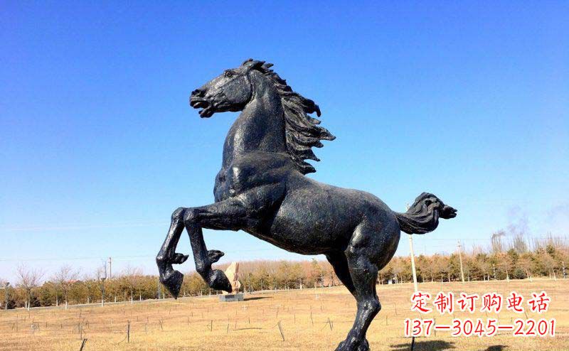 温州精美铜雕奔马动物雕塑