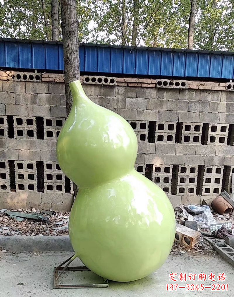 温州公园玻璃钢仿真葫芦雕塑