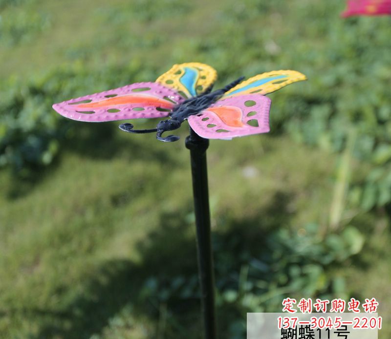 温州个性化不锈钢彩色蝴蝶雕塑