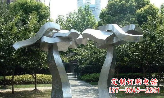 温州不锈钢拱门定制雕塑