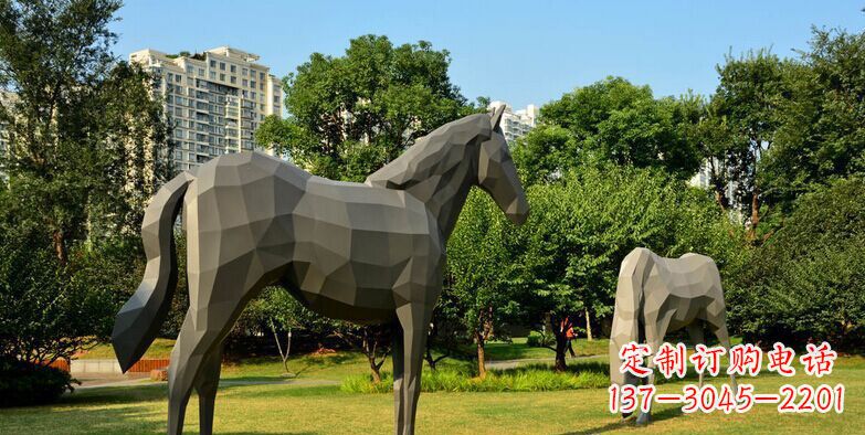 温州产品名称不锈钢动物抽象雕塑