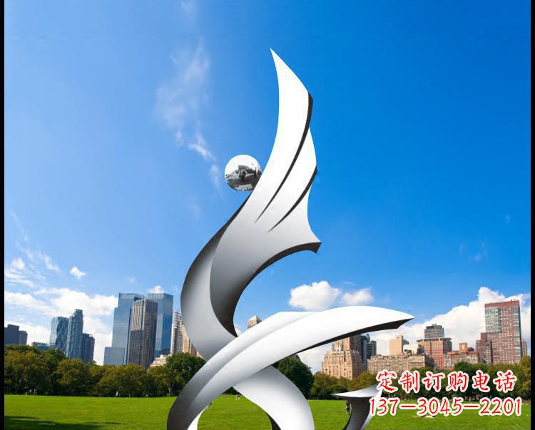 温州优雅贵族不锈钢凤凰雕塑