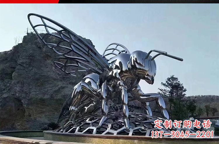 温州公园不锈钢大型蚂蚁雕塑