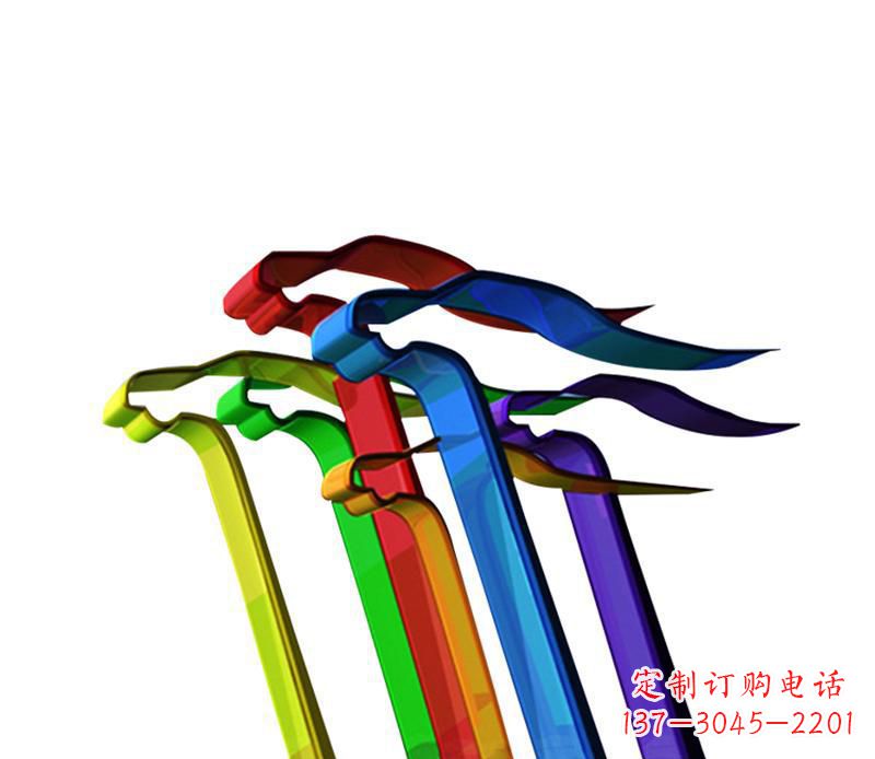温州欣赏性强的不锈钢飞翔飘带景观雕塑