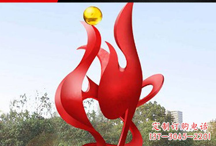 温州现代工艺不锈钢凤凰雕塑