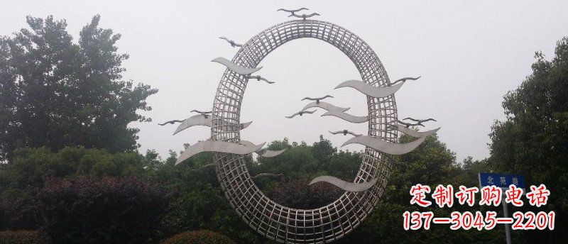 温州抒情海鸥雕塑