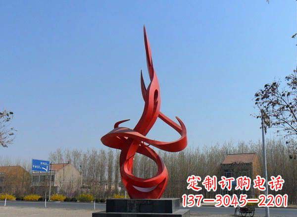 温州不锈钢火苗经典建筑雕塑