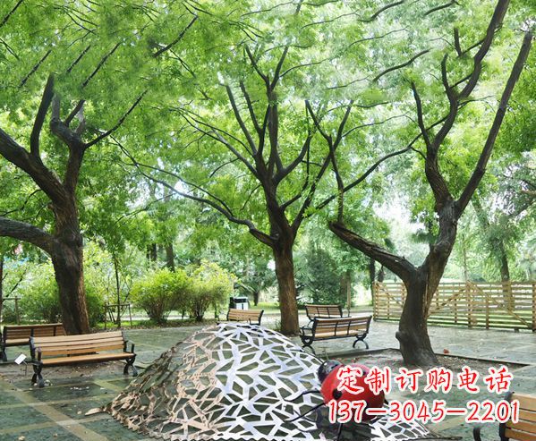 温州悠久活力-不锈钢瓢虫雕塑