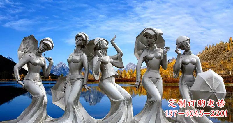 温州现代少女雕塑
