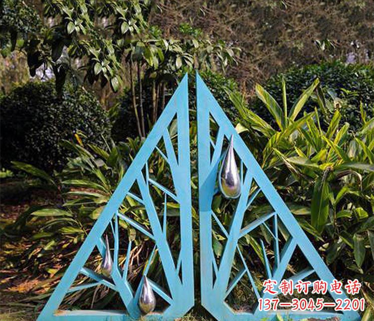 温州 风格树枝不锈钢景观雕塑