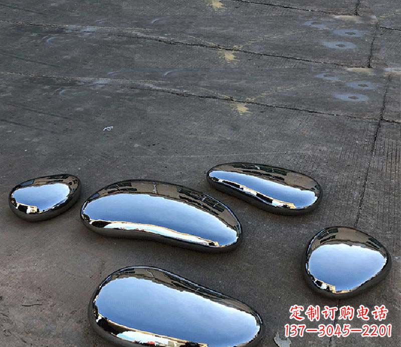 温州不锈钢水滴景观雕塑美轮美奂,营造自然灵动