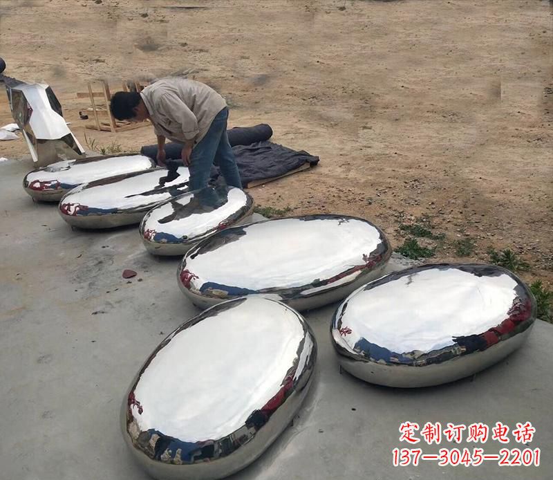 温州中领雕塑水滴形艺术雕塑