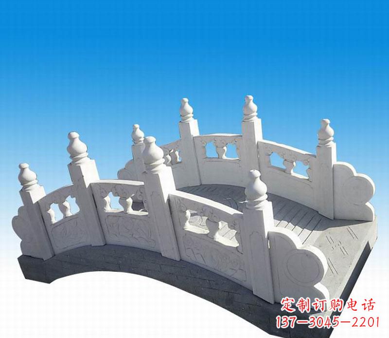 温州公园草白玉拱桥石雕