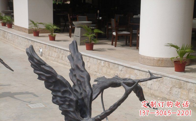 温州中领雕塑精美大雁铜雕