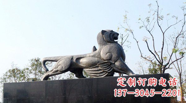 温州中领雕塑专业打造狮子铜雕