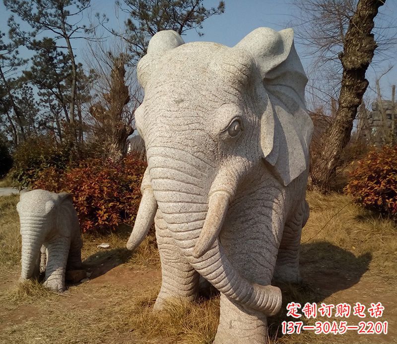 温州精美大象雕塑