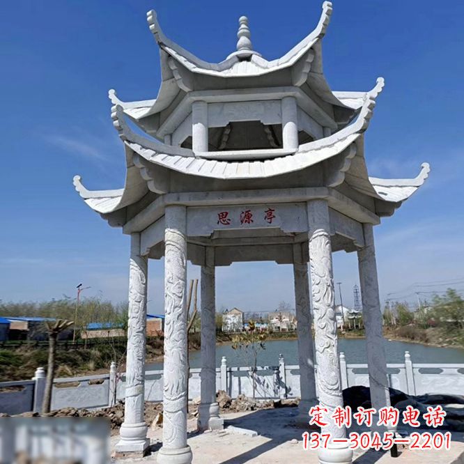 温州公园大理石凉亭